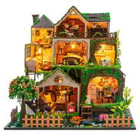 我の屋diy小屋童话森林手工制作木质拼搭房子玩具模型屋男女友