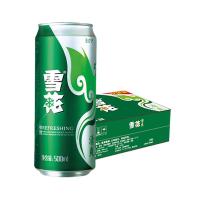 雪花 啤酒 经典清爽 500mL 24罐 整箱装