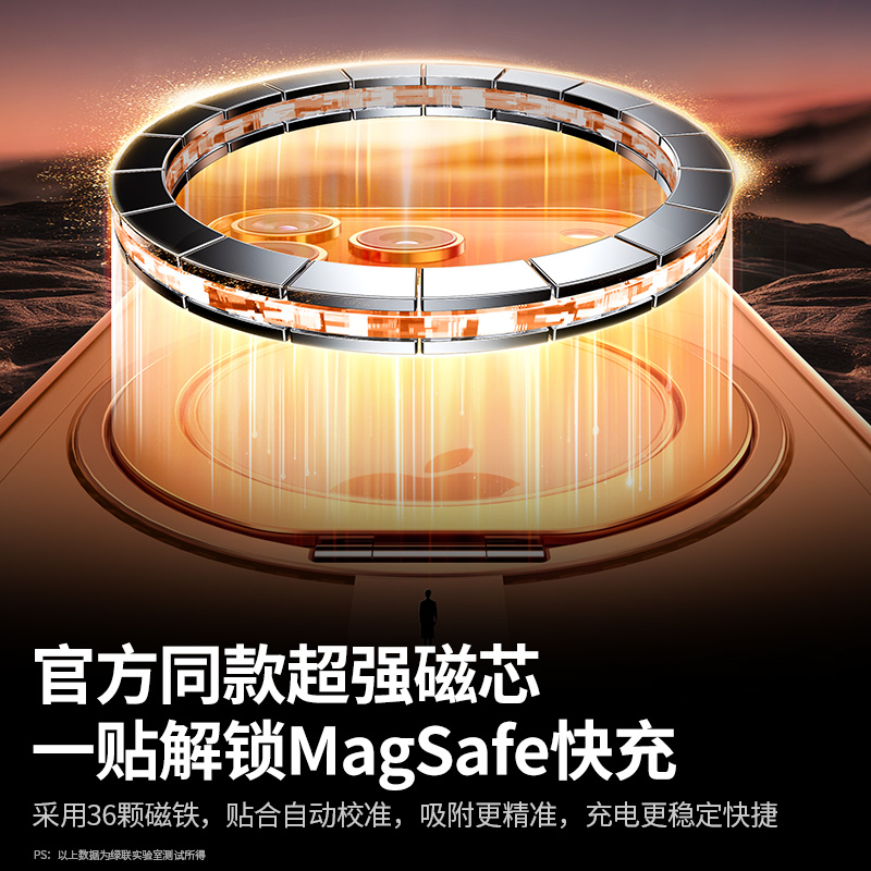 【17AI拍摄键款】全透明⭐360°旋转支架 ⭐还原原色⭐ MagSafe磁吸