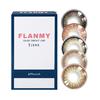 FLANMY美瞳半年抛彩色近视隐形眼镜小直径女1片*2盒自然舒适T-Garden 枫糖蜜戚风 0度