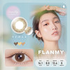 FLANMY美瞳半年抛1片装彩色近视隐形眼镜小直径舒适T-Garden三明治工艺 Caramel Puff牛奶糖泡芙- 475度