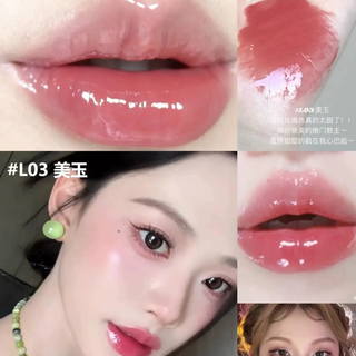 girlcult口红构奇唇釉牛皮纸唇泥唇彩水光镜面裸色 【口红】L03美玉 白桃玫瑰色