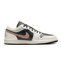 NIKE耐克秋季开学AJ1篮球鞋米棕黑金男潮流IH0649-021