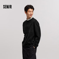 森马[毛衫合辑]男士毛衫秋冬简约保暖毛衣针织衫款 [B款]黑色90001 M