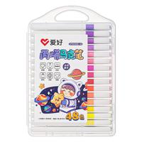 爱好(AIHAO)丙烯马克笔儿童手绘涂鸦彩笔小水性画笔套装24色 DPM1000