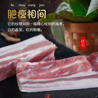 二子无抗猪肉 新鲜排骨五花肉片里脊梅花肉前后腿肉 生鲜食材京仓京配 五花肉-2斤(1000g)