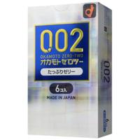 冈本 002避孕套套超薄双倍润滑 6只套套成人情趣计生用品