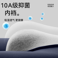 猫人男士内裤纯棉全棉平角四角短裤青少年送老公10A抗菌大码男生裤衩 宝蓝/深灰/浅咖 5XL 【推荐180-200斤】