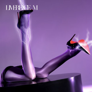 涞觅润丝 Limerence M【雷神】丝袜珠光无痕丝滑油亮连裤袜性感美腿女袜 幻紫 1双 L 无缝裆-L码(身高:170~185cm)