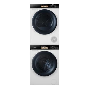 海信 棉花糖系列 WF100A6Q+DG100M5S 热泵洗烘套装
