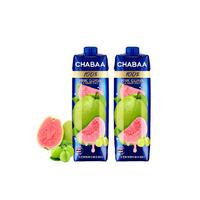 恰芭 泰国进口CHABAA恰芭 红番石榴果汁1L*2瓶