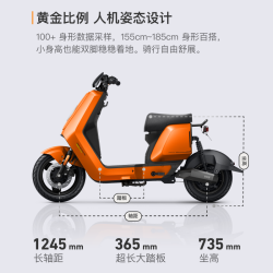 小牛电动 NST citi电动自行车基础款新国标电自通勤代步 电动自行车 到店自提