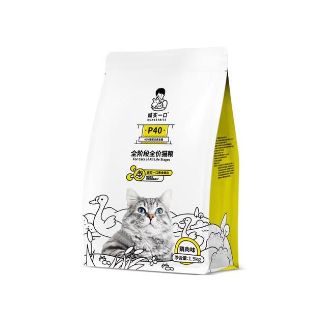 诚实一口 全阶段全价猫粮 P40鹅肉猫粮 1.5kg