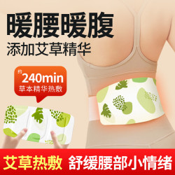 米卡博 艾草蒸汽热敷暖腰贴 10片