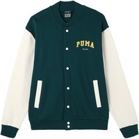 针织夹克外套男美式复古拼色棒球服 679341彪马puma奥莱