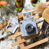 富士 FUJIFILM INSTAX富士instax立拍立得 一次成像相机 SQUARE SQ1 冰川蓝