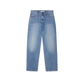 Levi's李维斯24秋季女士BAGGY宽松直筒个性潮流舒适牛仔长裤 中蓝色 26 (29)