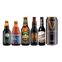 罗斯福（Rochefort）纯进口精酿黑啤酒组合装 修道院/世涛/黑啤酒 比利时/美国/德国等 纯进口黑啤酒系列 6瓶 经典款