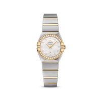 欧米茄/Omega 星座系列 石英机芯女士腕表24mm金色精钢