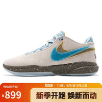 NIKE 耐克 男子 LeBron 20秋款减震耐磨篮球鞋 DV9089-801 灰蓝 39码US6.5 DV9089-801/灰蓝色