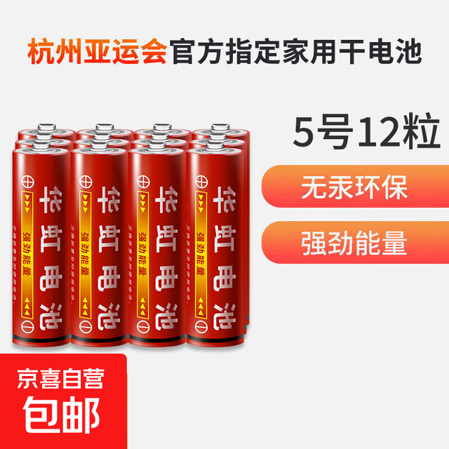 华虹 HWAHONG 5号电池 12粒