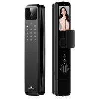 德施曼 Q50FVMax 人脸掌静脉识别 高端黑 三摄版 智能门锁