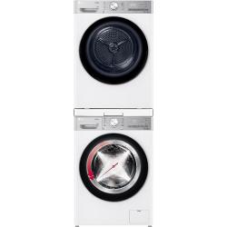 LG 小旋风系列 FCW10Y4WA+RH10V9AV2WR 全变频热泵洗烘套装