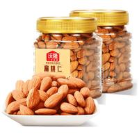 wolong 沃隆 坚果扁桃仁300g*2罐无壳巴旦木原味无添加干果炒货健康零食
