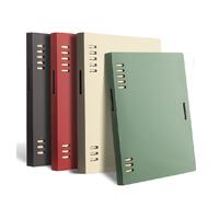 国誉一米新纯活页本轻薄复古笔记本子记事错题本a5b5可拆卸不硌手