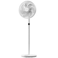 艾美特【语音智控】七叶家用大风量14寸电风扇台地两用空气循环6档暴风定时电扇高清屏显FS35-SR115 白色 【升级语音】14寸台地两用风扇