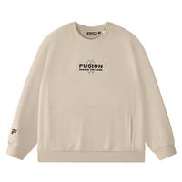 FILA 男装FUSION系列男式卫衣男士休闲百搭宽松针织长袖套头衫