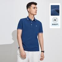 navigare 纳维凯尔 意大利小帆船春夏帆船刺绣亲肤短袖男士Polo衫