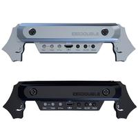 德博声学 DOUBLE X2无线拾音器 民谣木吉他舞台演出免开孔可打板USB充电 X2 科技黑 无线拾音器+连接配件