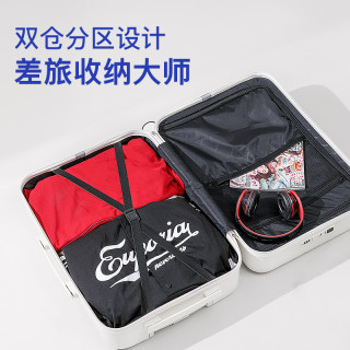 皮箱拉杆箱女2025年行李箱26寸旅行箱28寸万向轮密码箱男 耐磨加厚升级拉链款/马耳他蓝 24寸【中长途旅行 适合出行4-8天】收藏加购送运费险+套装