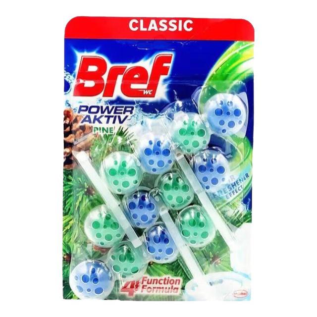 Bref 悬挂式马桶清洁球剂洁厕宝洗厕所除臭自动除垢去异味去渍 洁厕球松林味3挂2袋装