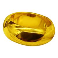 洱晞黄金戒指男女足金999亮面光面泥鳅背厚实薄壁大气时尚潮范送礼 面宽6mm 12g 下单留言圈号 按实物金重退补