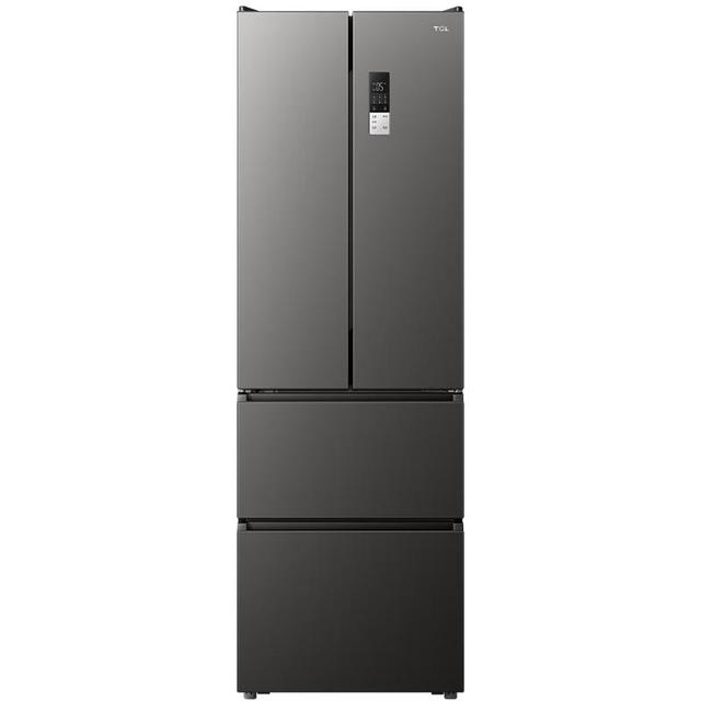 TCL R405V5-D 风冷法式门冰箱 405L 晶岩灰