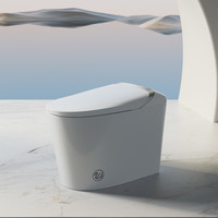 WHALE SPOUT/小鲸洗 毫米波识别离座大小冲翻盖 智能马桶