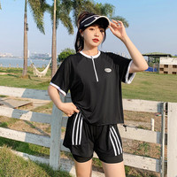 巧丂 大码女士泳衣 泡温泉遮肉肚子分体性感显瘦泳装