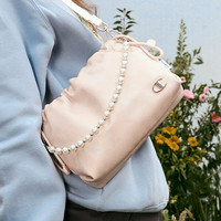 Champion 冠军腋下包2025春季粉色单肩斜挎包糯糯棉花云朵包夏 黑色 均码