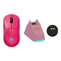 logitech/罗技 双模 无线游戏鼠标 粉色