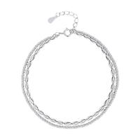 KRISTEN JUDI 纯银双层满天星手链