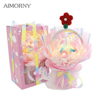 智己汽车 IM AIMORNY 七彩玫瑰独角兽香皂花束礼盒 3朵