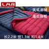 LMR羽绒睡袋双人户外信封式加大睡袋春夏秋冬四季白鸭绒800克-3000克 大红 220*140厘米 填充1000克羽绒