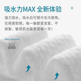  COTTON PLANET/棉柔星球 不掉絮 洗脸巾  ≥500g