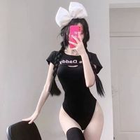 青春二次元甜美校园运动体育开档套装连体衣性感纯欲连体睡裙