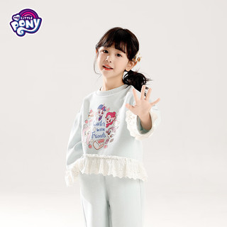 MY LITTLE PONY（小马宝莉）女童宝宝春秋季户外可爱公主风套装 湖蓝色 100