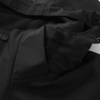 Mizuno美津浓户外冲锋衣男士三合一夹克防风两件套保暖登山运动服 黑色 L