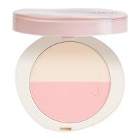 Joocyee酵色双色补光灯多用盘定妆提亮补妆高光腮红 #W01奶雾粉