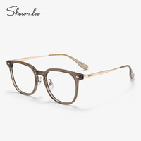 Shawn lee 超轻素颜显白修颜防蓝光防辐射近视眼镜 TR+合金方框